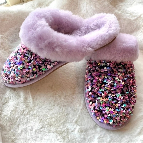 UGG Lilac Frst Scuffette II Stellar Sequin Slipper - Picture 4 of 12